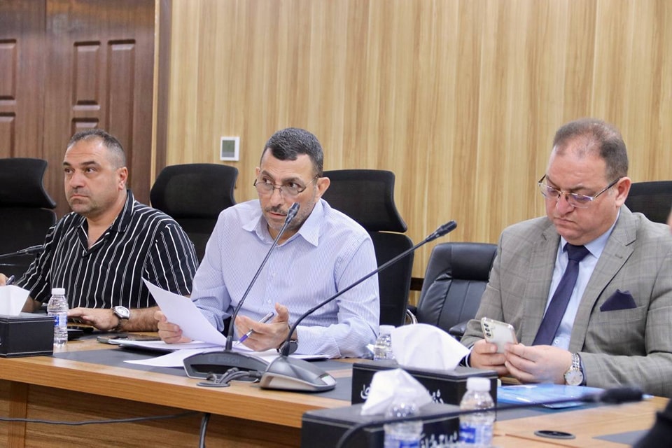 اجتماع مناقشة متطلبات مشروع مدينة الغزلاني السكنية الجديدة